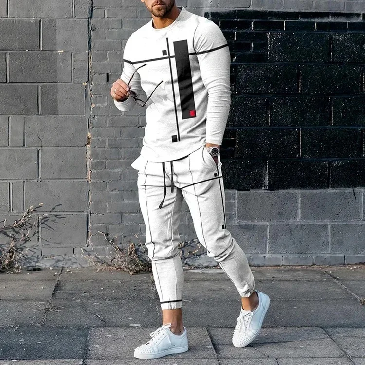 New Fashion full Sleeves T-Shirt & Full Pant Combo (Set) for Man