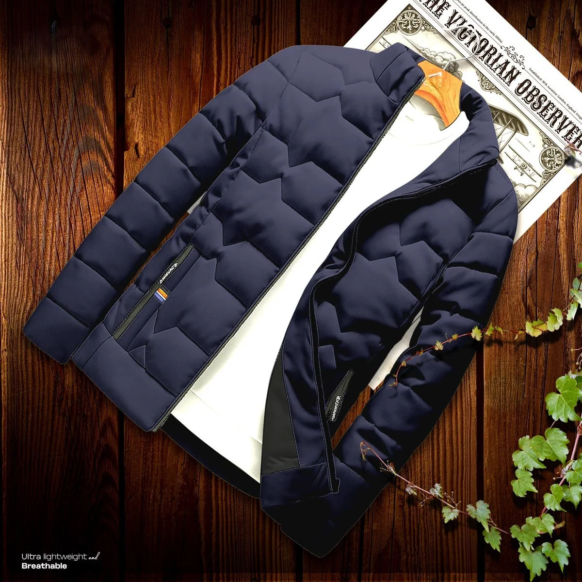 Olive Color High-Quality Padding Jacket for Winter