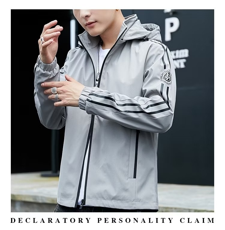 Silver New Fashionable Bonded fabric Hoodies (Using Smart Hoodies looking Smart)