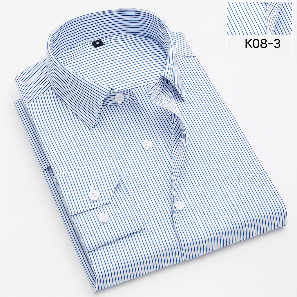 Men's Formal Step Shirts  Fashionable Long Sleeve Smart Looking Fashion Shirt3