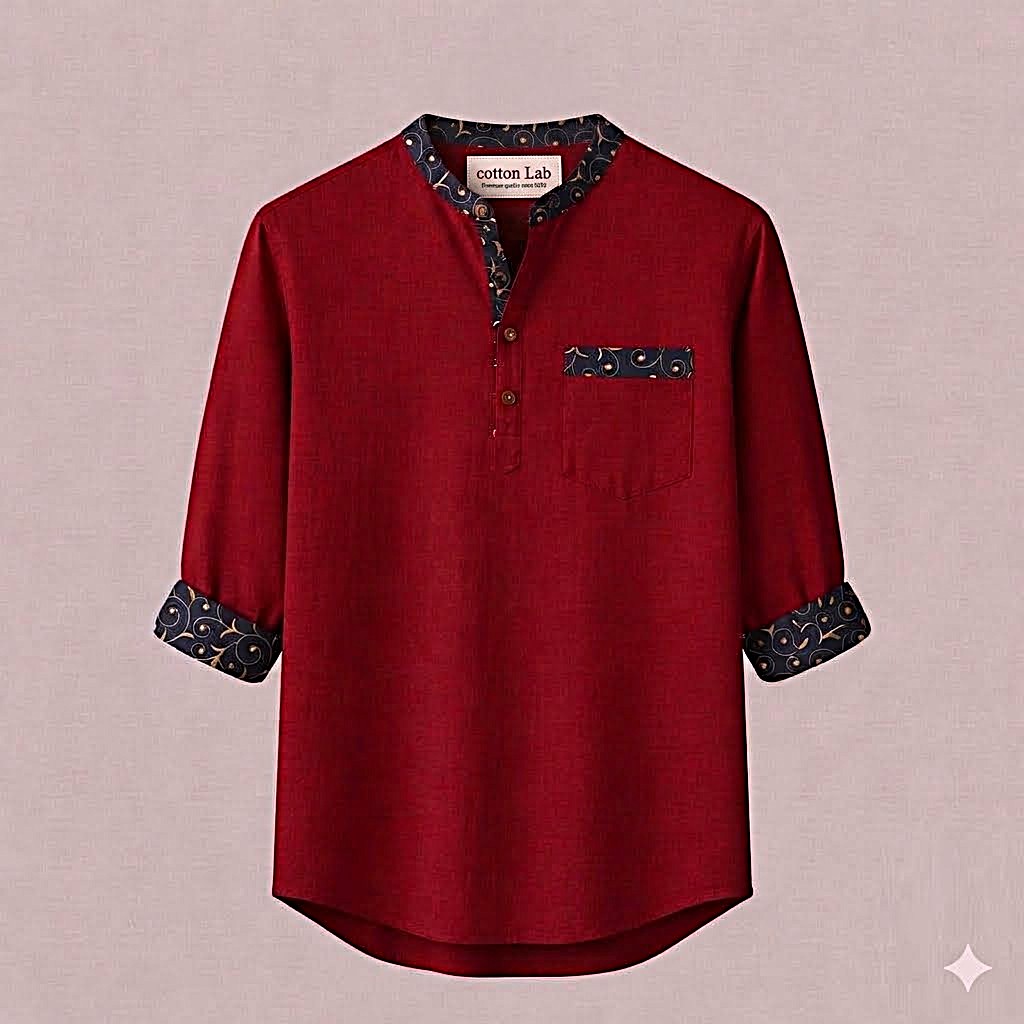 New Summer Colection Cotton Fabric Katua For Man's