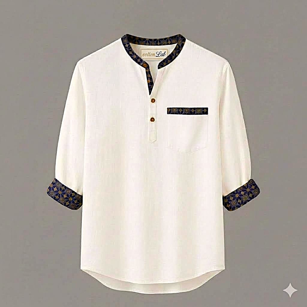 New Summer Colection Cotton Fabric Katua For Man's