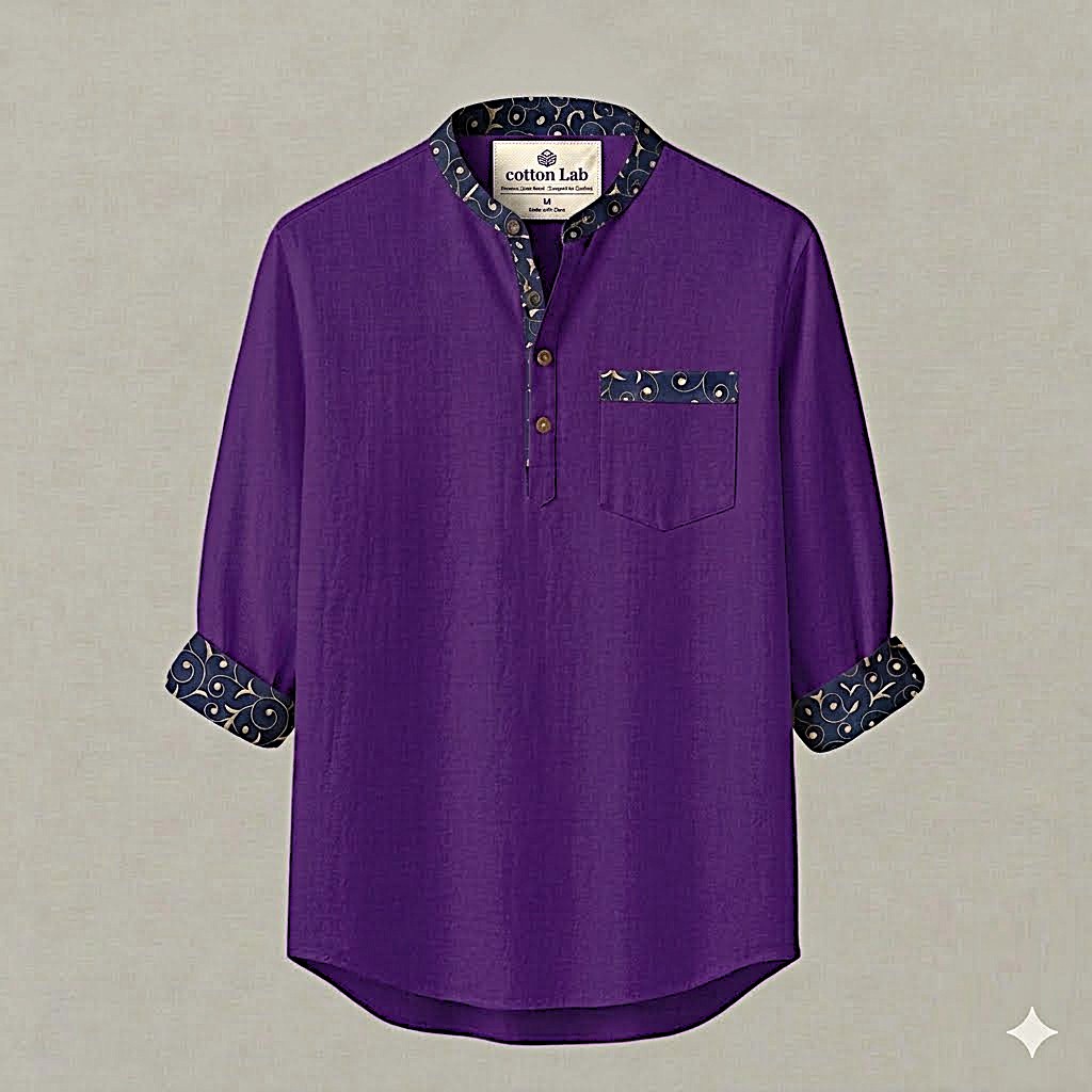 New Summer Colection Cotton Fabric Katua For Man's